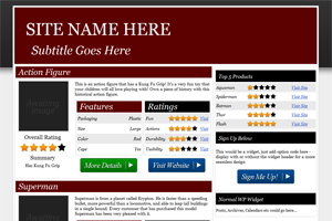 Review Site Theme Web Development Project