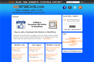 WPSnacks WordPress Tips Web Development Project