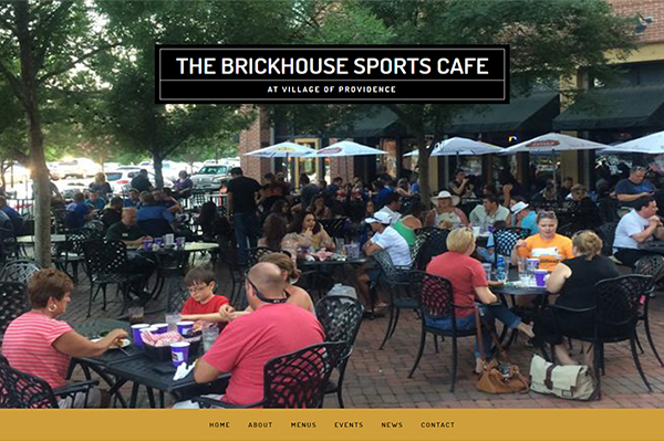 Restaurant Website Design – Brickhouse Sports Cafe